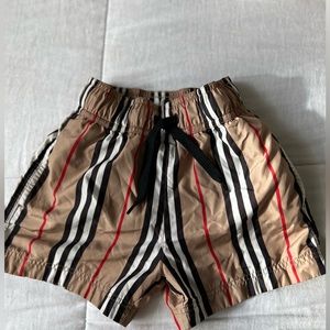 Kids  designer Burberry swimming trunks